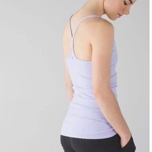 Lululemon power Y tank size 8 lavender